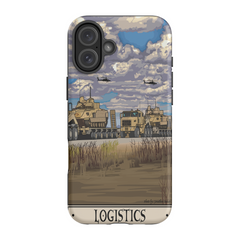 Logistics Phone Case - Premium Glossy Tough Case / iPhone 16 Plus
