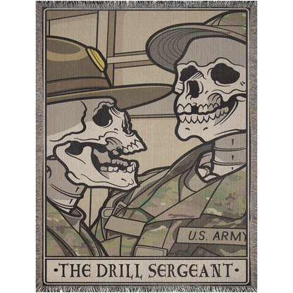 Drill Sergeant Woven Blanket