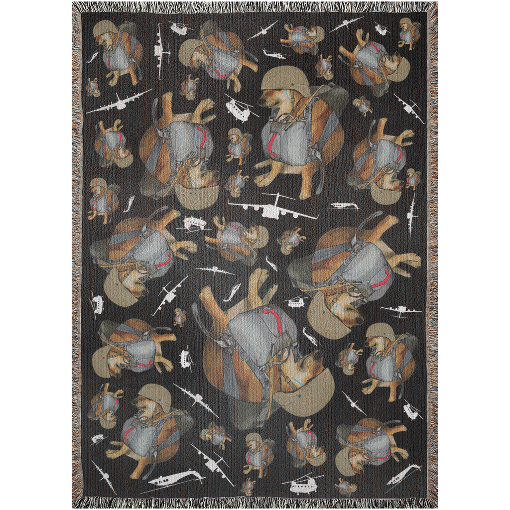 Airborne Cheems Woven Blanket