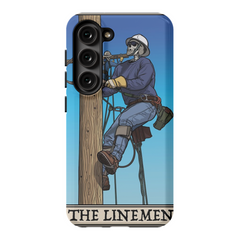 Lineman Phone Case - Premium Glossy Tough Case / Samsung Galaxy S23