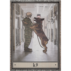 K9 Woven Blanket - 52x37 inch / Graphics