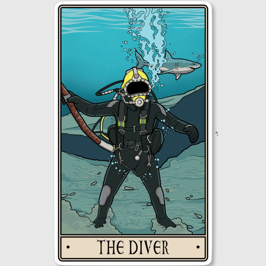 Diver Sticker
