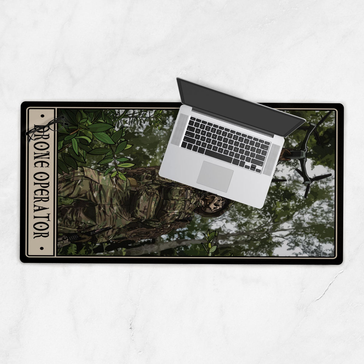 Drone Operator Desk Mat - 18x36 inch