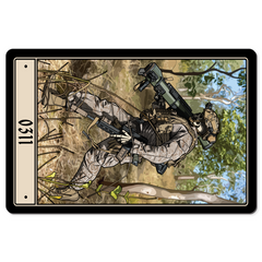 0311 Marine Rifleman Desk Mat