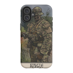 Jungle Phone Case - Premium Glossy Tough Case / iPhone 16 Plus