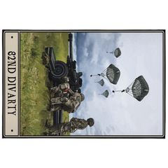 82nd Division Artillery (DIVARTY) Area Rug