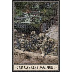 2nd Cavalry Regiment Puzzle - 20x30 inch | 1014 Pieces