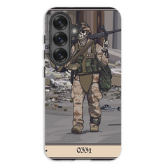 0331 Machine Gunner Phone Case - Premium Glossy Tough Case / Samsung Galaxy S25