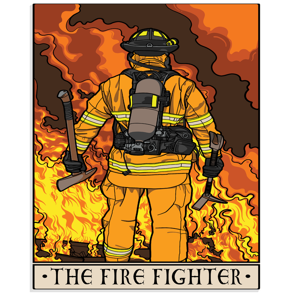 Firefighter Acrylic Print