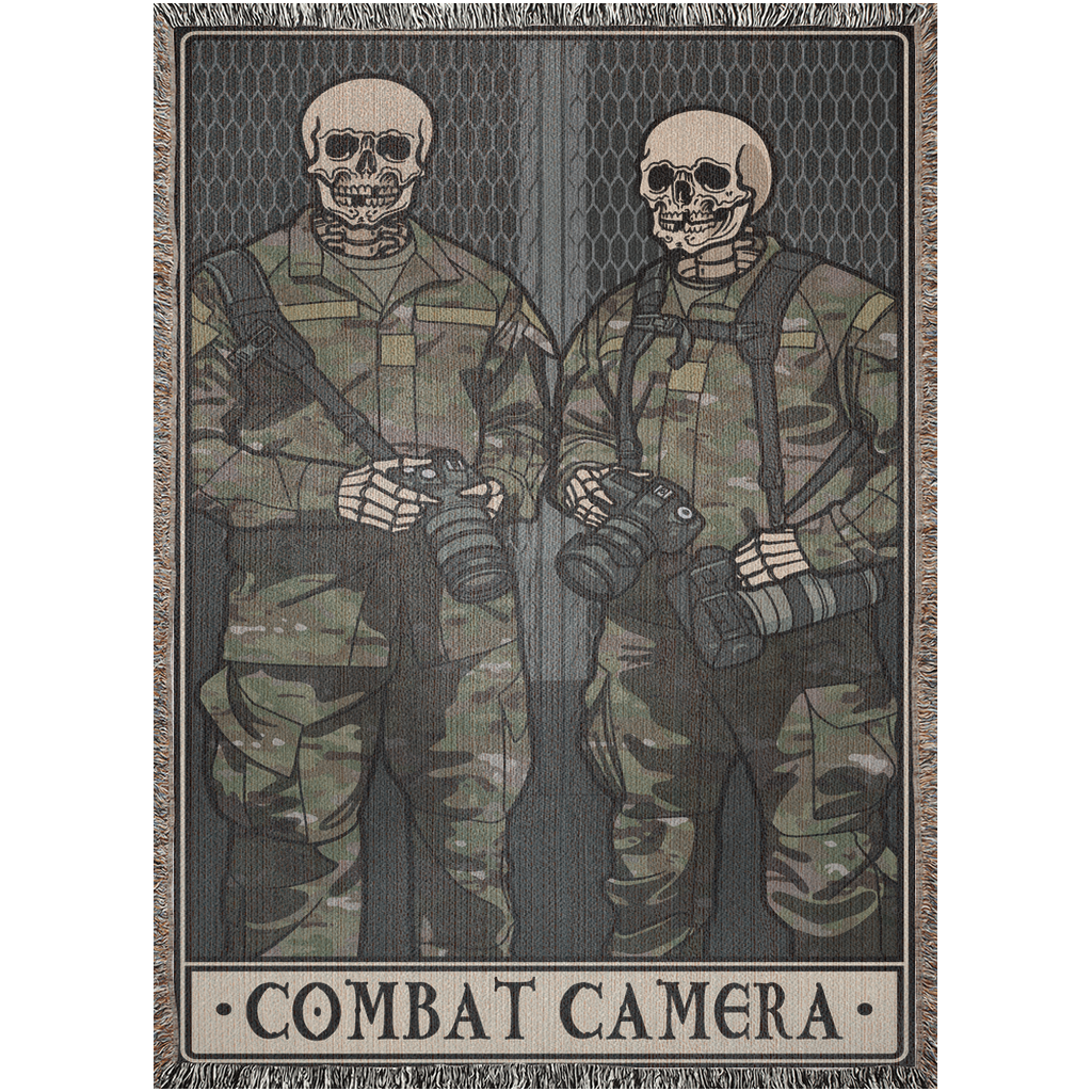 Combat Camera Woven Blanket