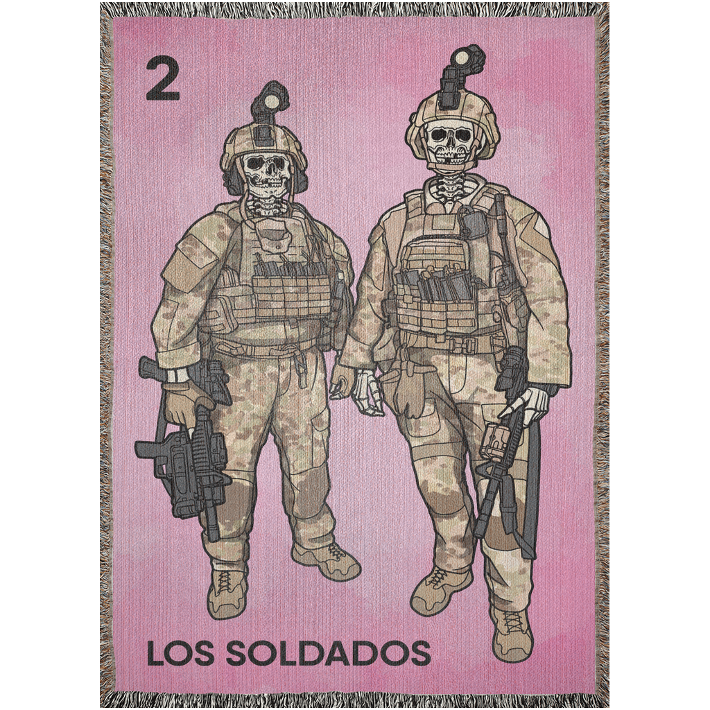 Los Soldados Woven Blanket