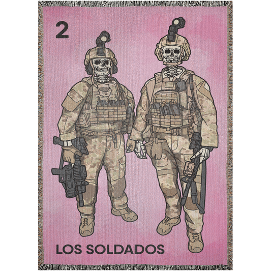 Los Soldados Woven Blanket