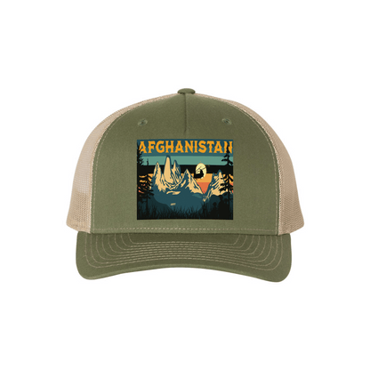 Afghanistan Sunset Printed Snapback