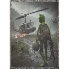 Back To The Swamp Woven Blanket
