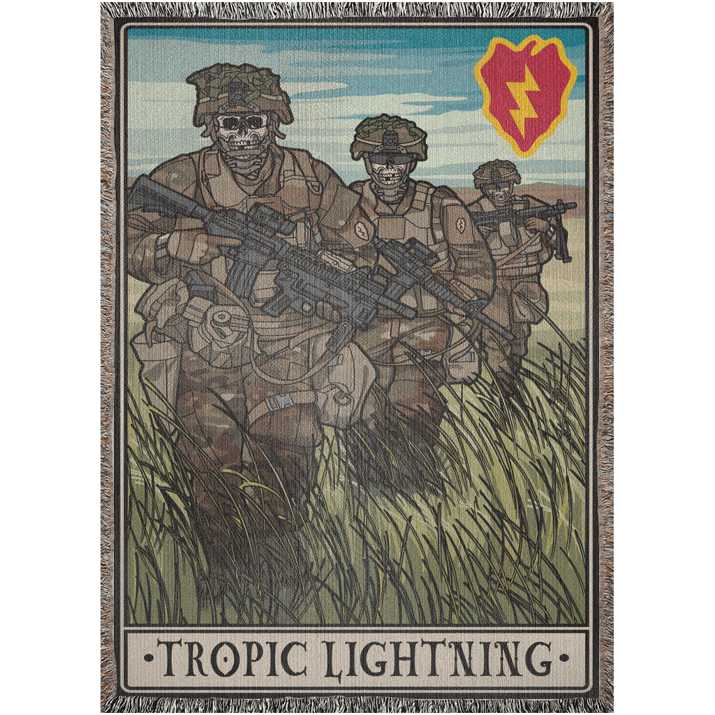 Tropic Lightning Woven Blanket