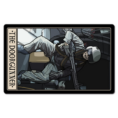 Door Gunner Desk Mat