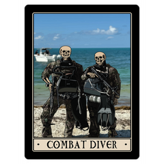 Combat Diver Magnet - 3x4 inch