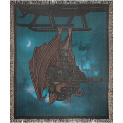 Bat Woven Blanket