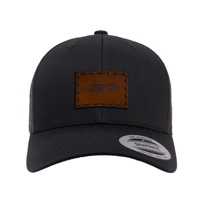 M4 Leather Snapback