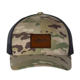M4 Leather Snapback