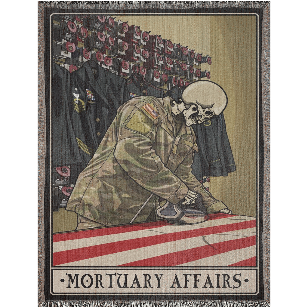 Mortuary Affairs Woven Blanket