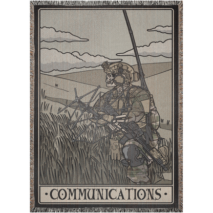 Communications Woven Blanket