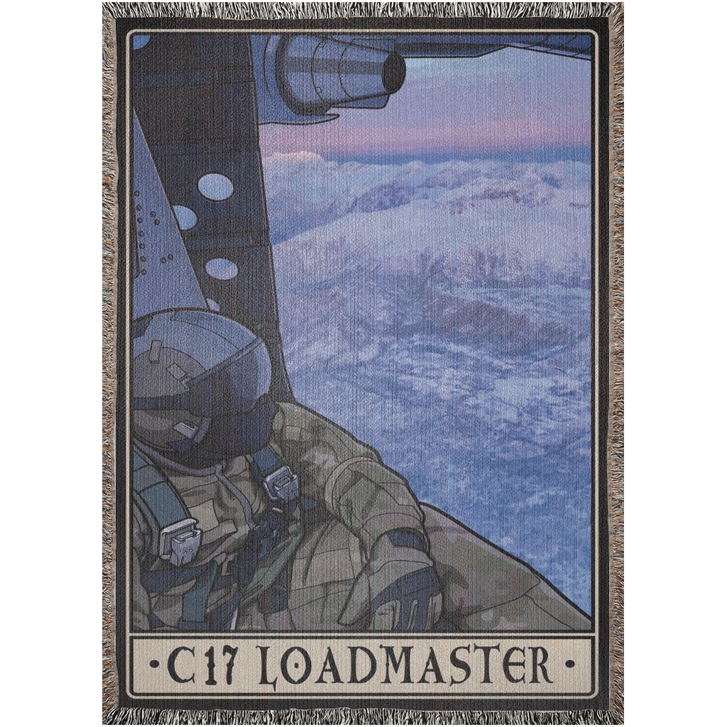 C17 Loadmaster Woven Blanket