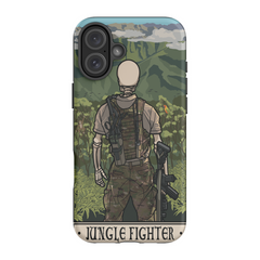 Jungle Fighter Phone Case - Premium Glossy Tough Case / iPhone 16 Plus