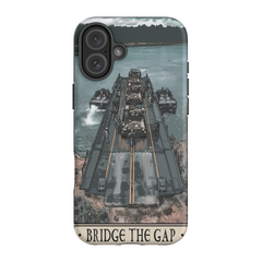 Bridge The Gap Phone Case - Premium Glossy Tough Case / iPhone 16 Plus
