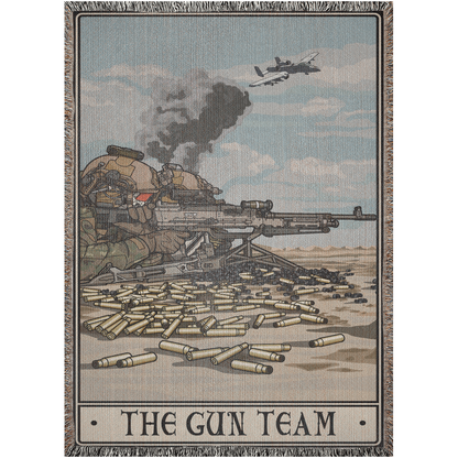 Gun Team Woven Blanket