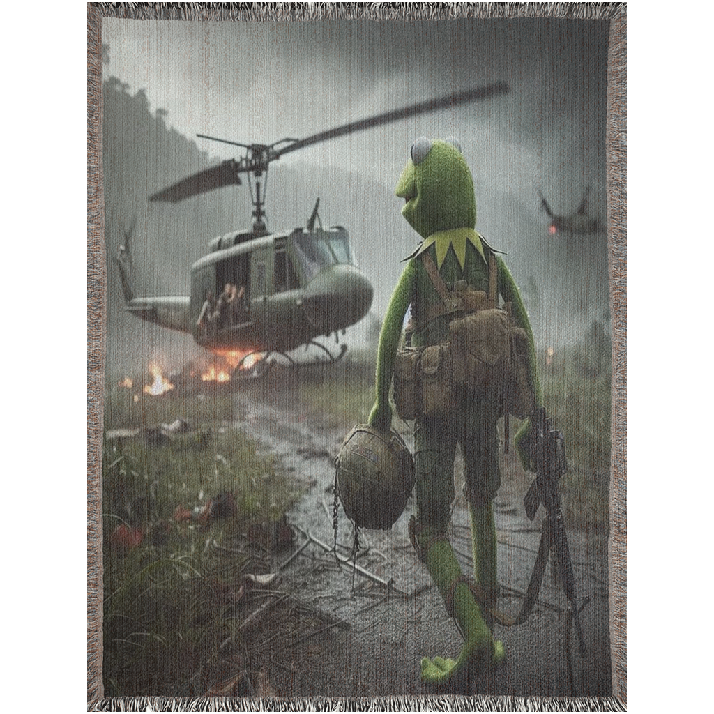 Back To The Swamp Woven Blanket