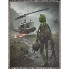 Back To The Swamp Woven Blanket