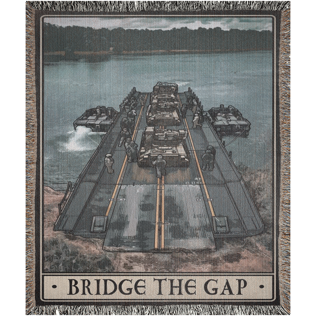 Bridge The Gap Woven Blanket