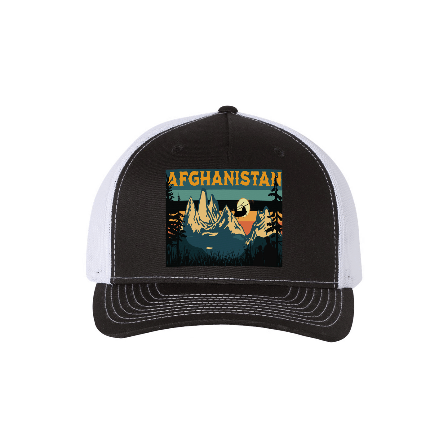 Afghanistan Sunset Printed Snapback