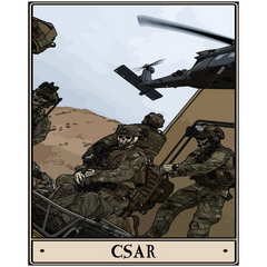 Combat Search and Rescue (CSAR) Acrylic Print - 1/4 inch / 16x20 inch