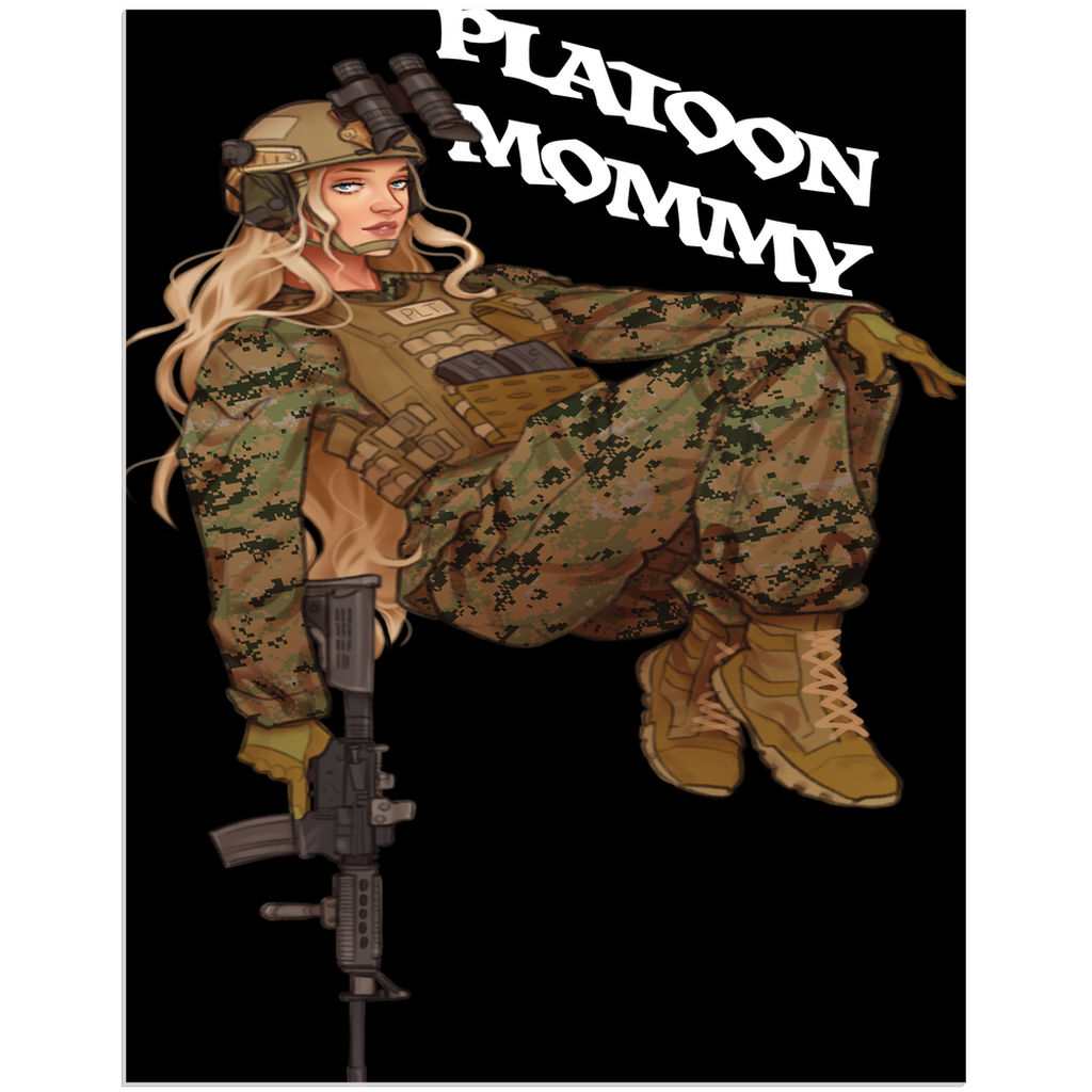 Marine Mommy Acrylic Print