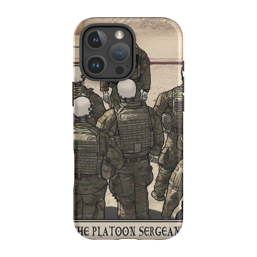 Platoon Sergeant Phone Case - Premium Glossy Tough Case / iPhone 16 Pro Max