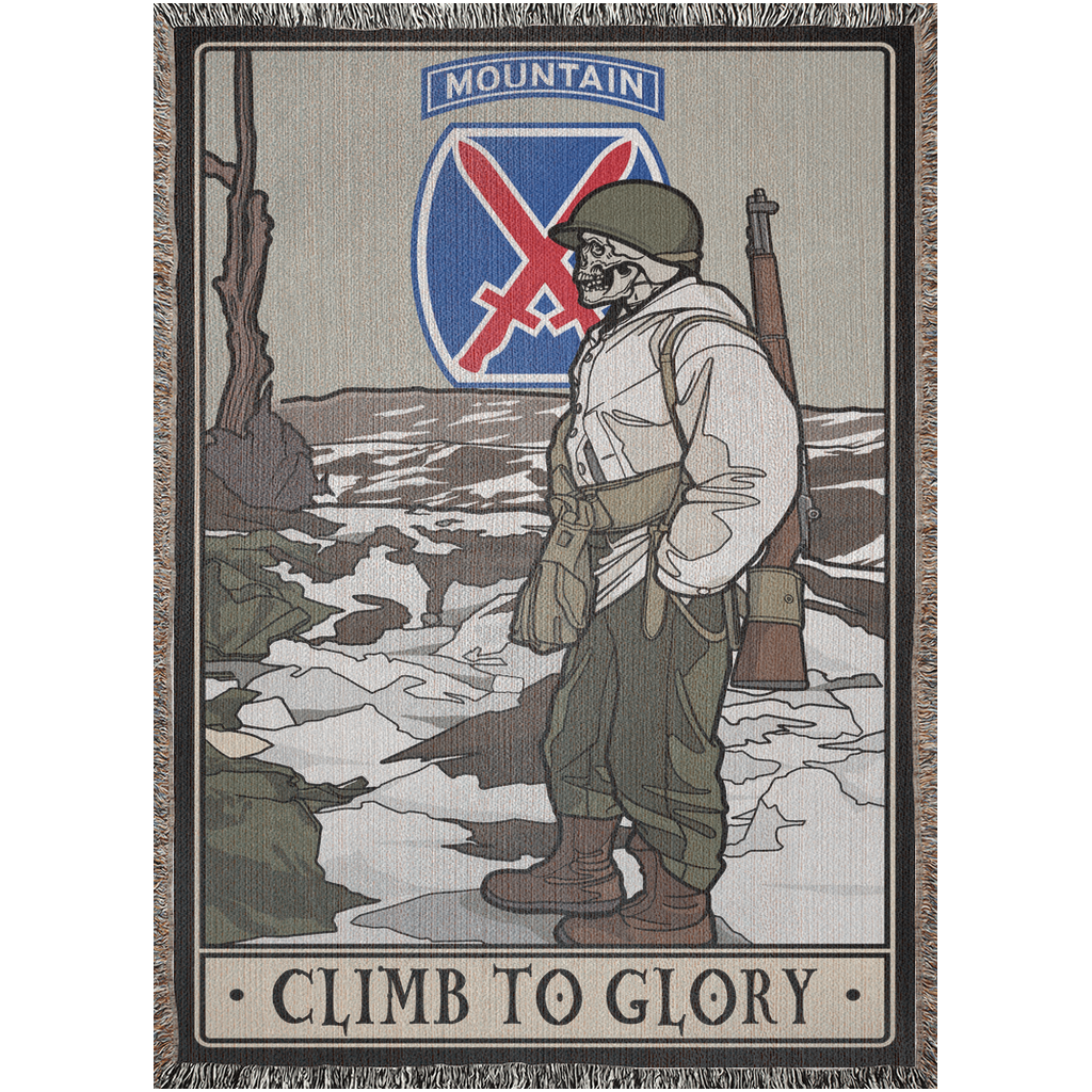 Climb To Glory Woven Blanket