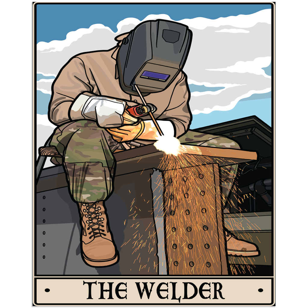 Welder Acrylic Print