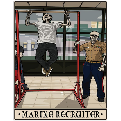 Marine Recruiter Acrylic Print