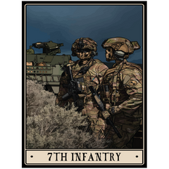 7th Infantry Poster - 30x40 inch / Standard Posters