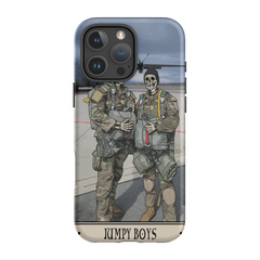 Jumpy Boys Phone Case - Premium Glossy Tough Case / iPhone 16 Pro Max