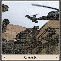 Combat Search and Rescue (CSAR) Puzzle - 20x20 inch | 676 Pieces