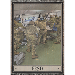 Forward Resuscitative and Surgical Detachment Woven Blanket - 52x37 inch / Graphics