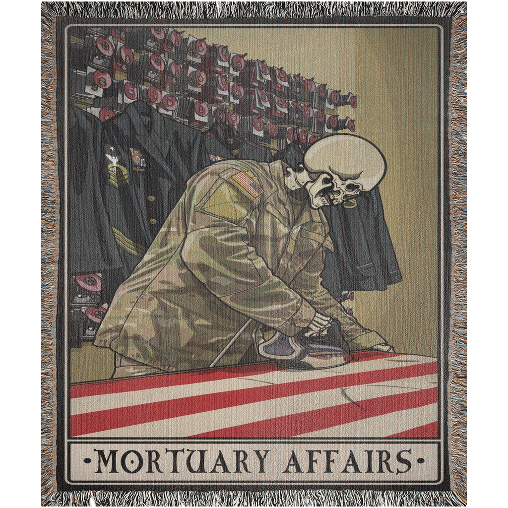 Mortuary Affairs Woven Blanket