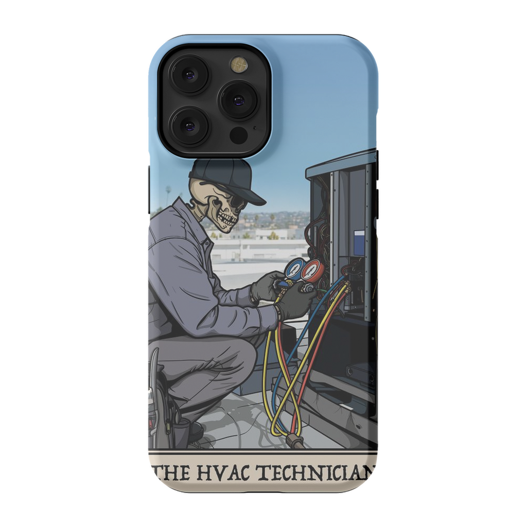 HVAC Technician Phone Case - Premium Glossy Tough Case / iPhone 14 Pro Max