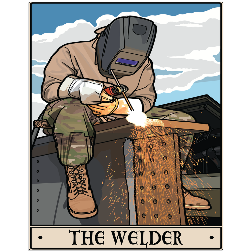 Welder Acrylic Print