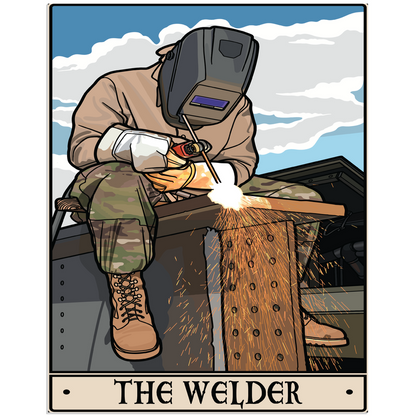 Welder Acrylic Print