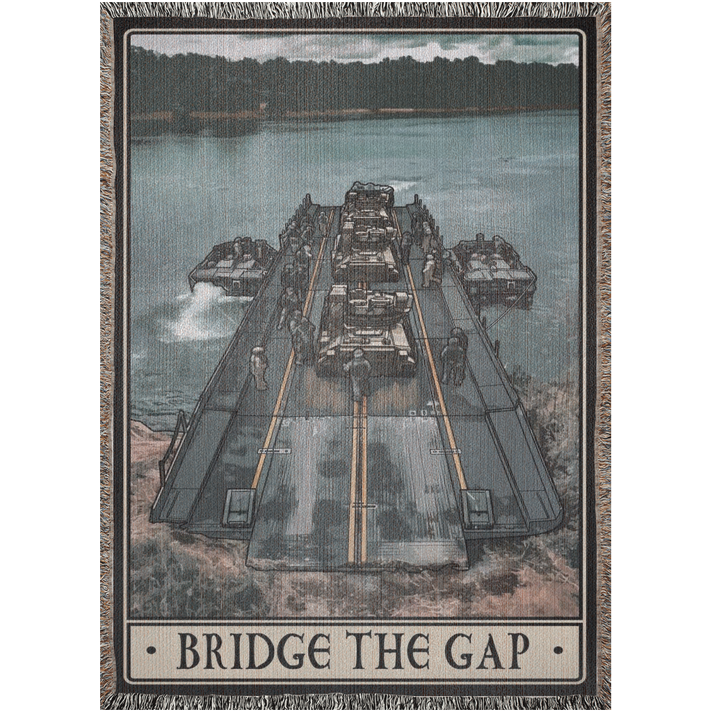 Bridge The Gap Woven Blanket