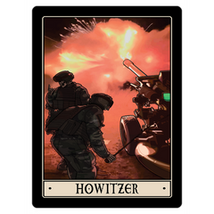 Howitzer Magnet - 3x4 inch